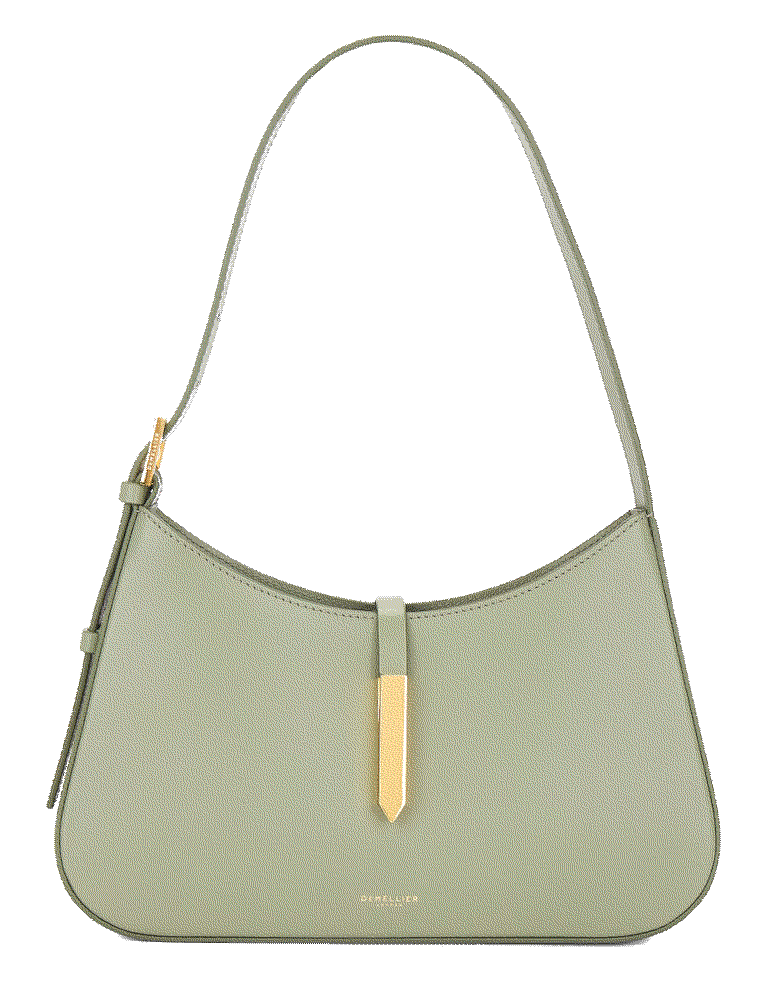 Demellier london tokyo shoulder bag in khaki smooth Demellier London 