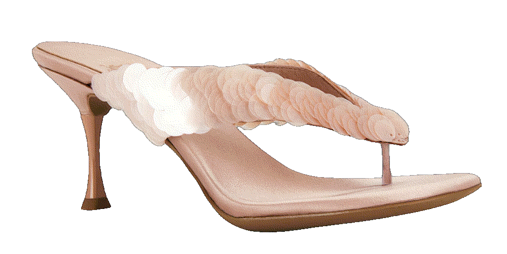 Jeffrey campbell bopz sequin sandal in blush combo Jeffrey Campbell 