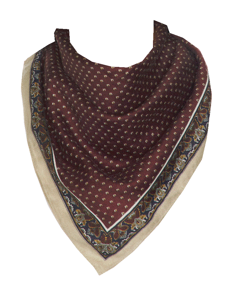 Lovers and friends olivia scarf in brown multi Lovers And Friends 