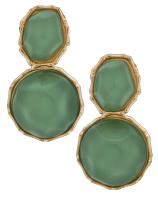 Amber Sceats  Amber sceats prague earrings in green