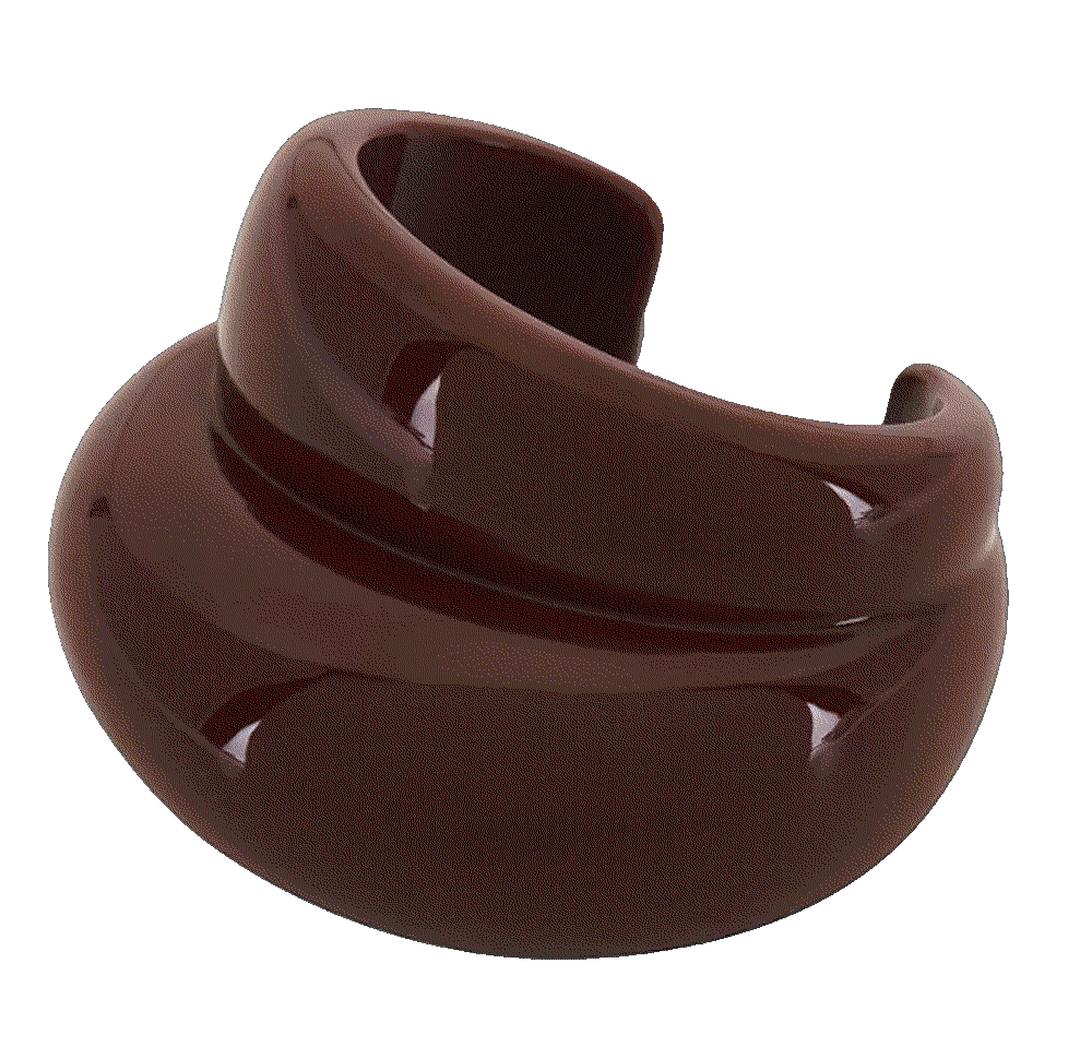 Julietta leto cuff in burgundy Julietta