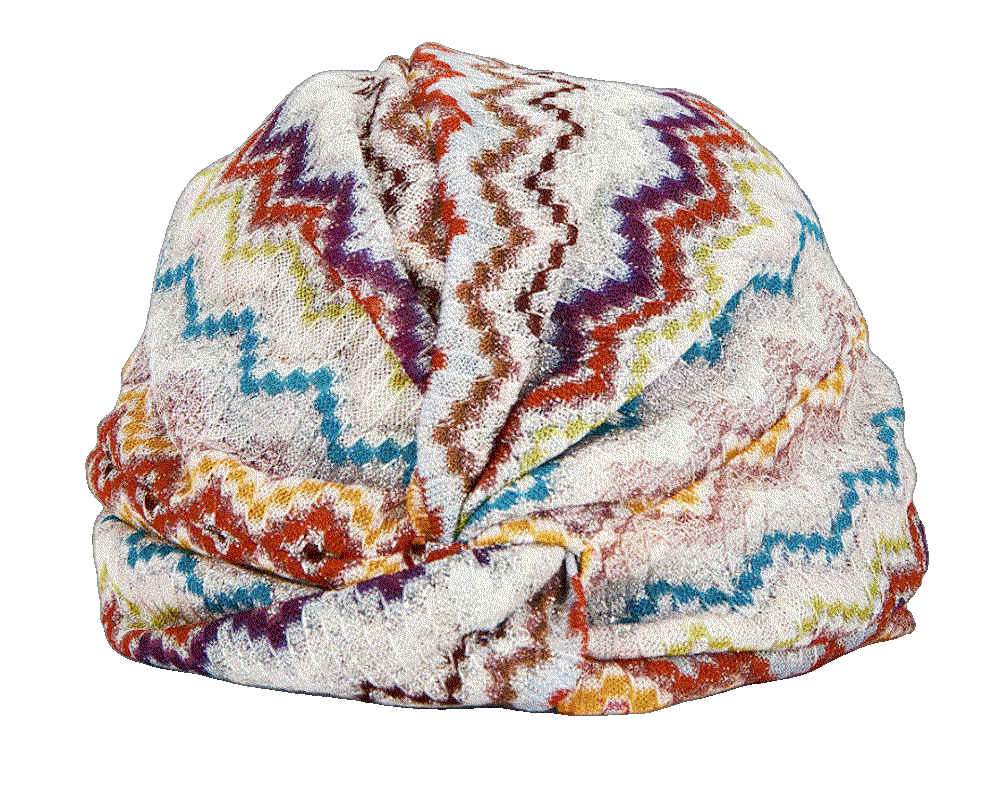 Missoni turban in chevron multi Missoni
