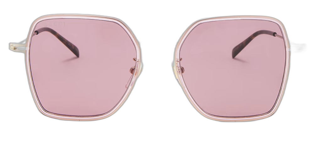 Gucci square sunglasses in pink gold Gucci