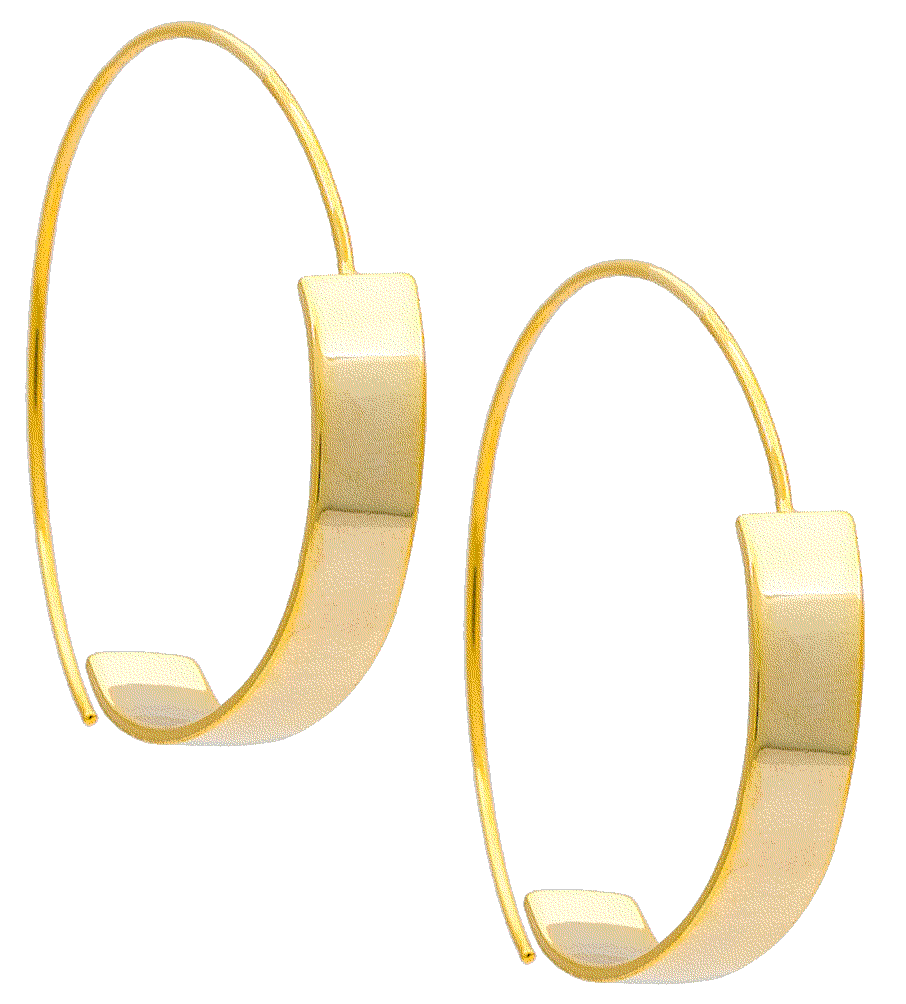 Mia Hoops in Gold Shashi