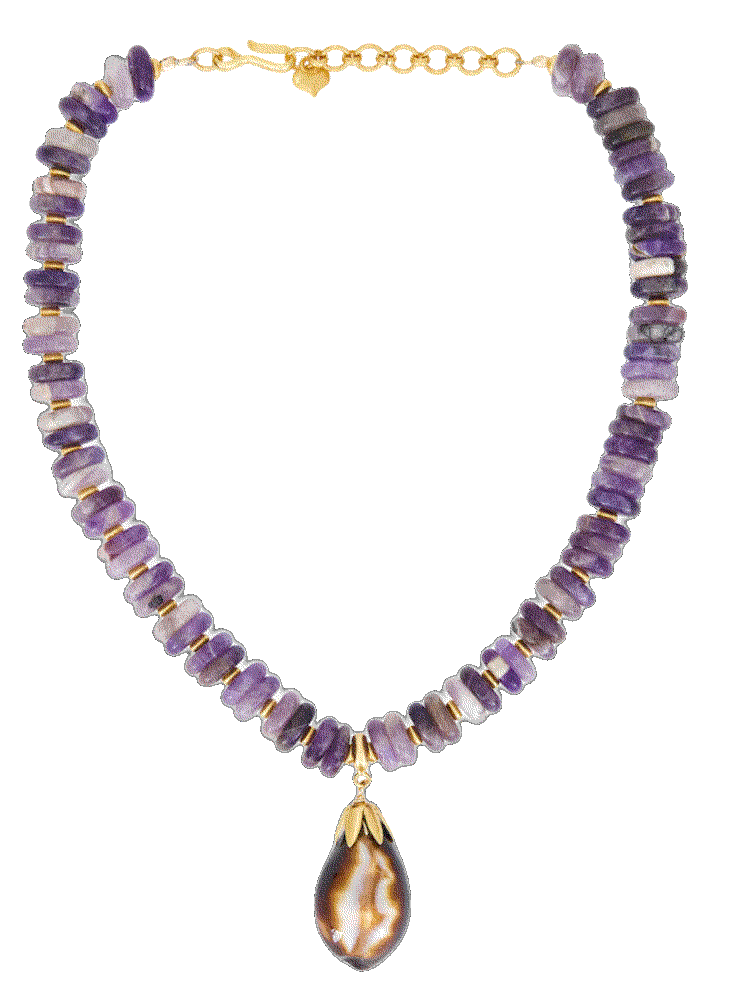 Brinker   Eliza Penelope Necklace in Amethys Brinker   Eliza