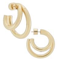 Jennifer Fisher Jennifer fisher double lilly micro huggies in gold