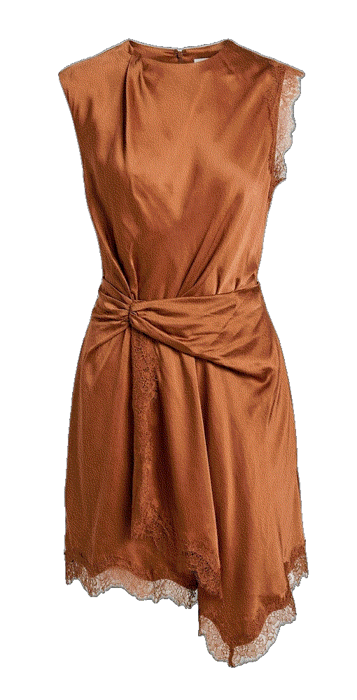 Alc dion dress in light chestnut A.L.C