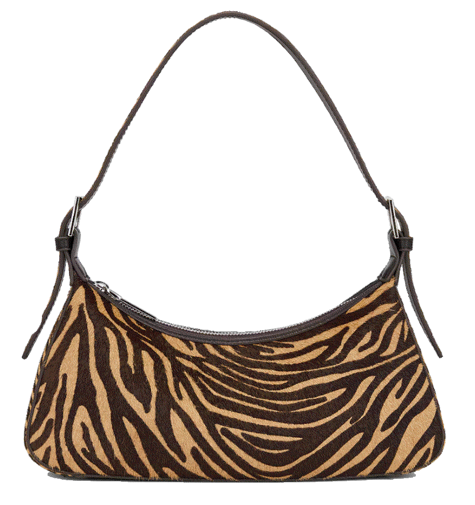 Nakedvice the bronte bag in zebra silver Nakedvice