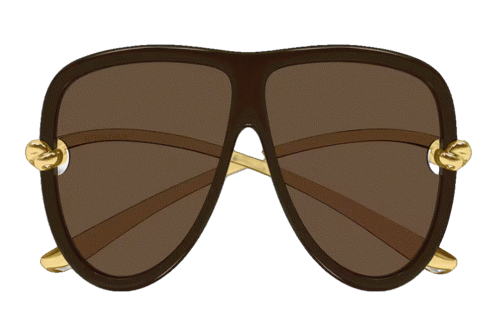 Bottega veneta navigator sunglasses in brown Bottega Veneta 