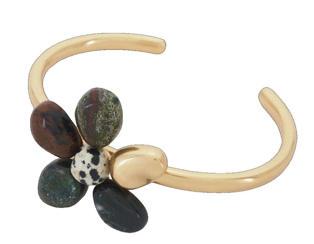 Zimmermann norma cuff in gold multi Zimmermann