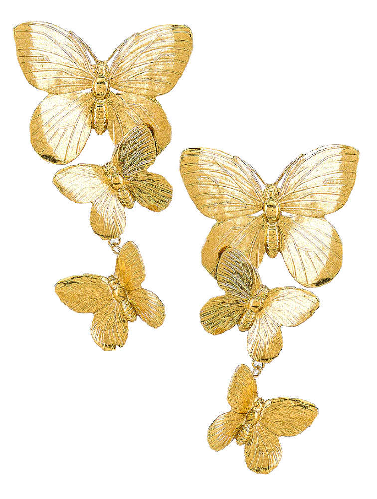 Jennifer behr alessandra earrings in gold Jennifer Behr