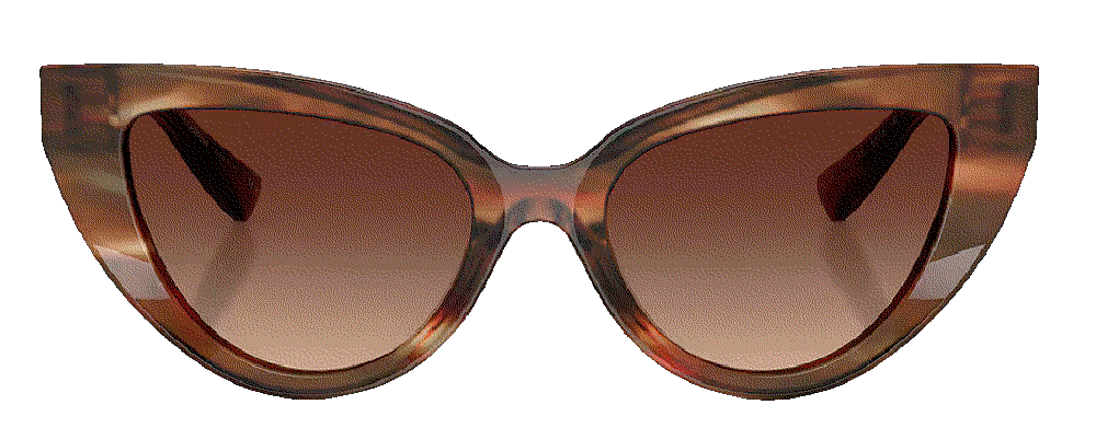 Dolce gabbana cat eye sunglasses in striped brown Dolce Gabbana 