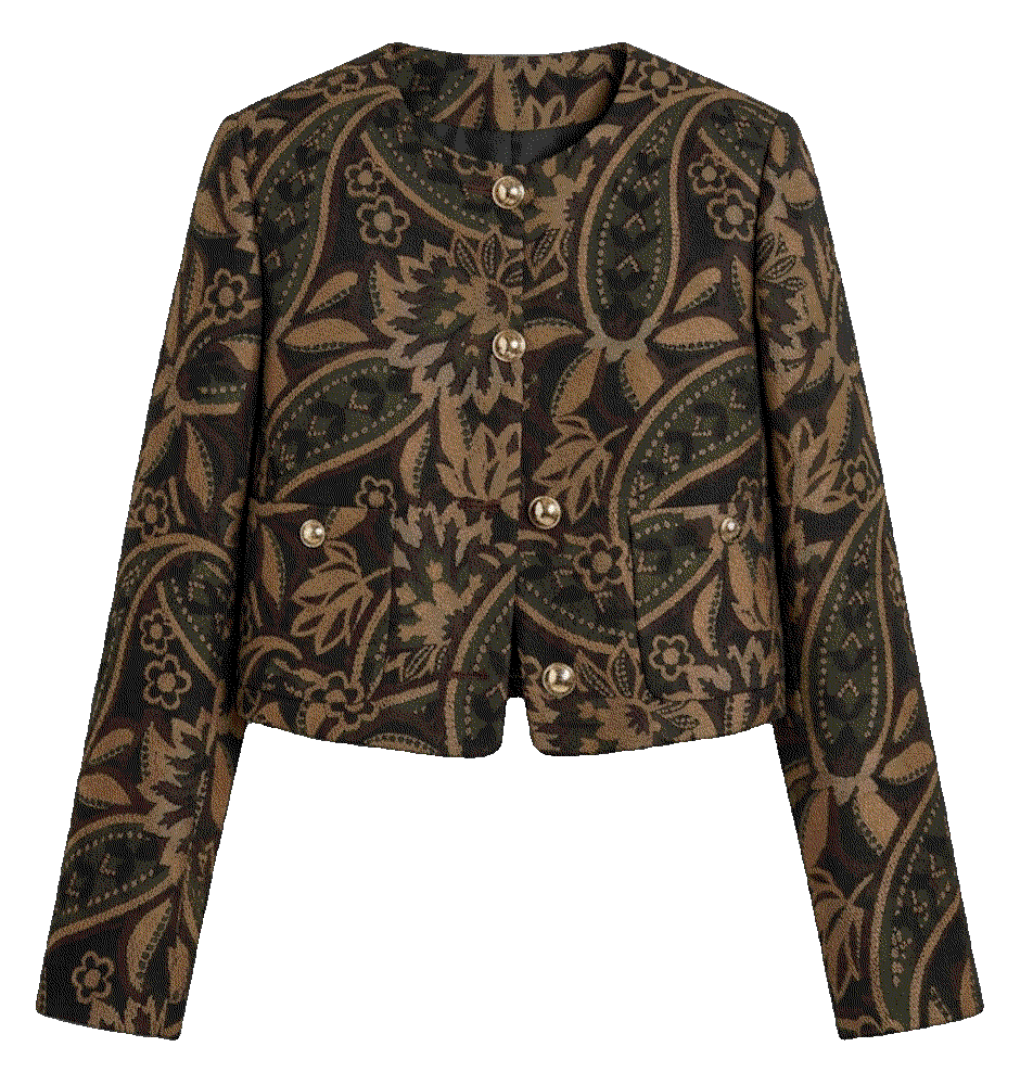  The Paisley Patch Pocket Jacket Ann Taylor