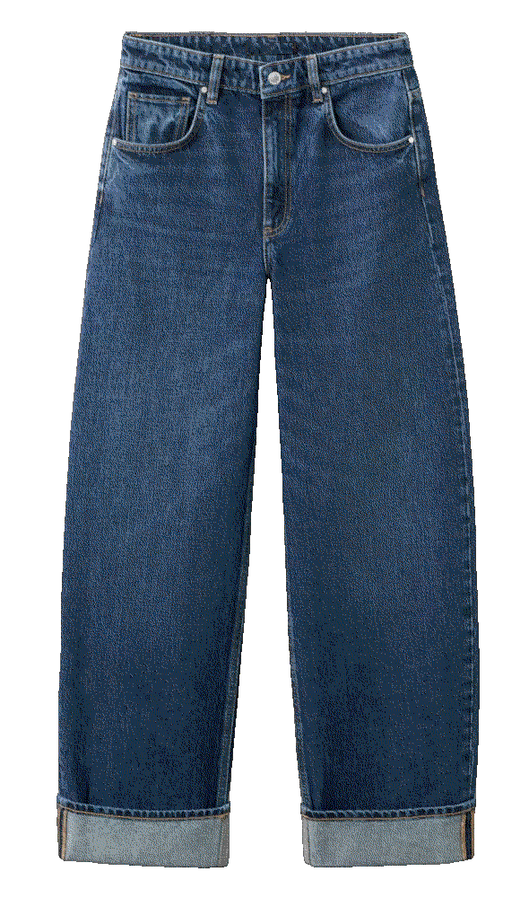 Balloon jeans with cuffed hem Mango