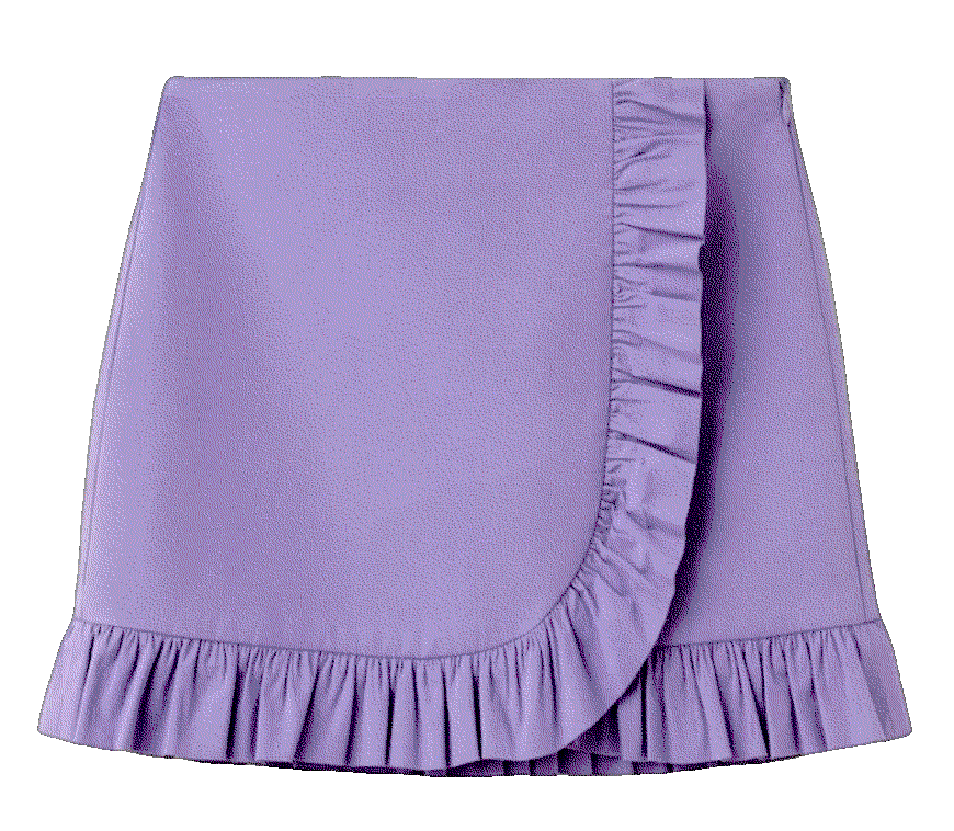 Short ruffled skirt Mango