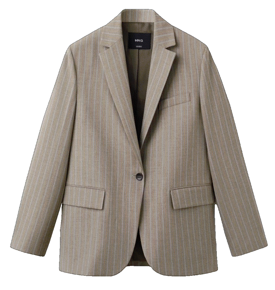 Wool-blend suit blazer Mango
