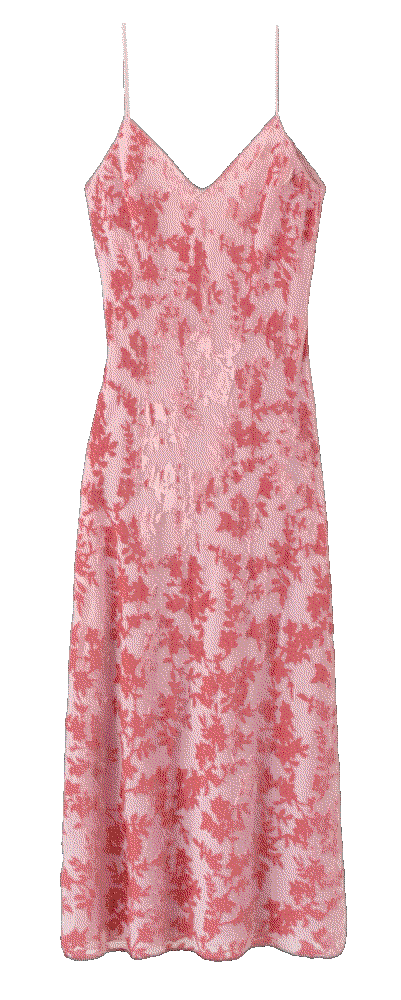 Devore floral dress Mango