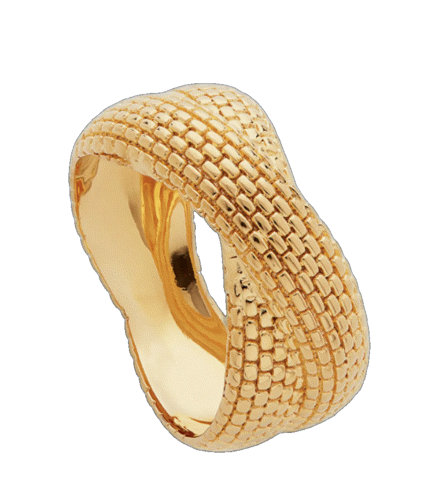 Monica vinader heirloom woven crisscross ring Monica Vinader 