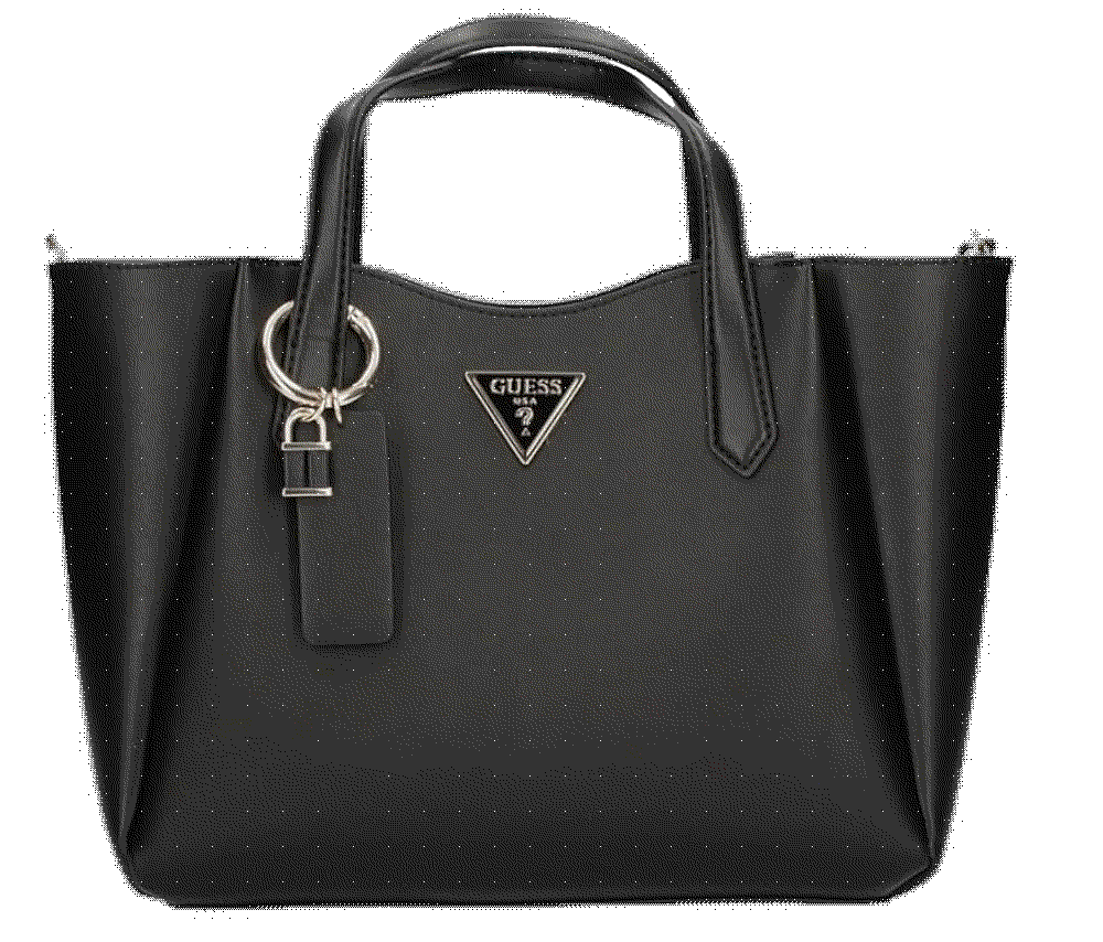 Guess iwona girlfriend satchel black tote bag GUESS