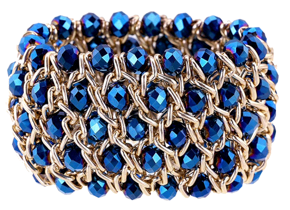 Luxury 6MM Crystal Beads Strands Elastic Handmade Bangle Bracelet  HAHA&TOTO
