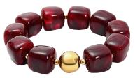 Frodete Colorful Chunky Beaded Bracelet