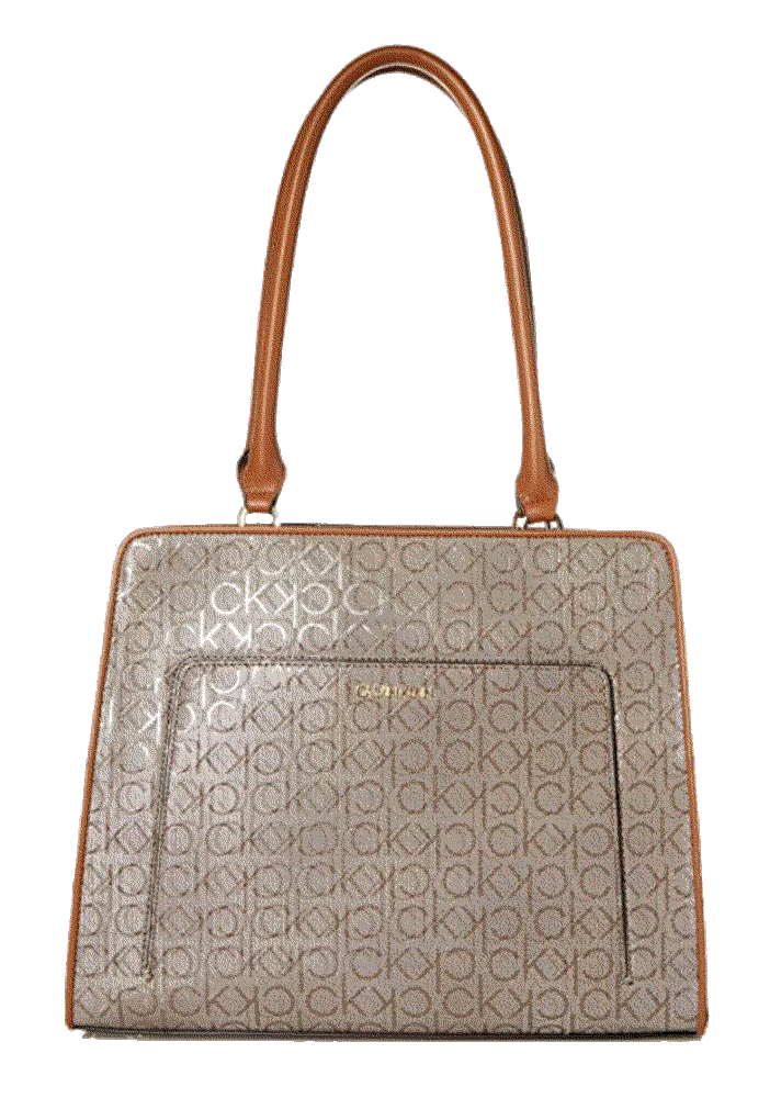Margot Textured Logo Emboss Tote Calvin Klein