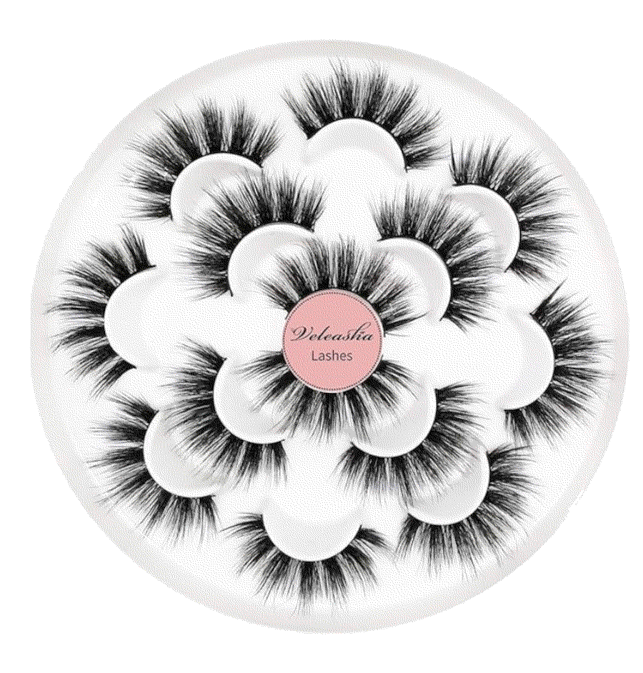 Veleasha handmade luxurious natural eyelashes Veleasha