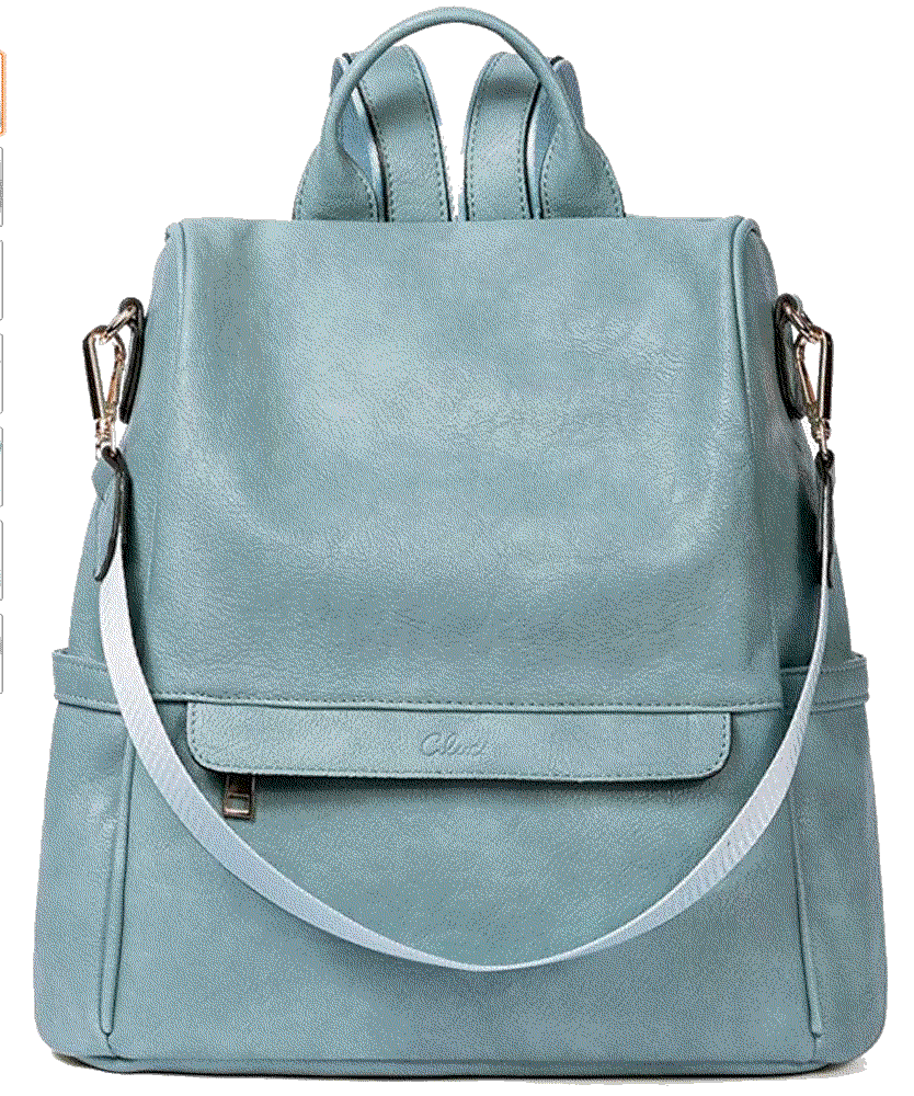  Fashion Leather backpack purse Cluci