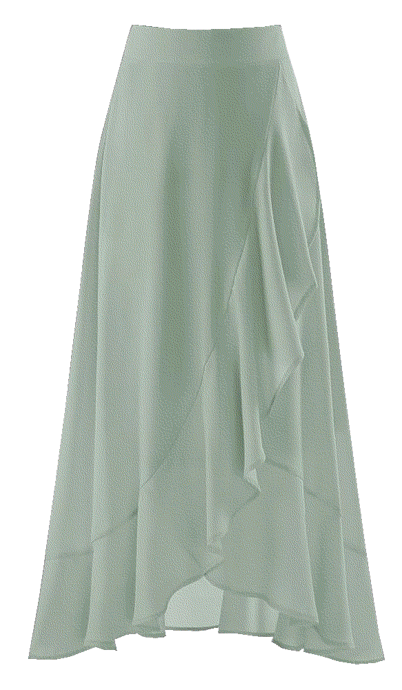 Midi Skirt Ruffle 2025 Summer Skirts Timormode