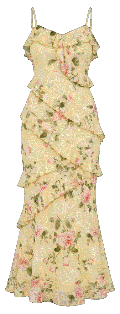 Summer Floral Wedding Guest Maxi Dress MEROKEETY