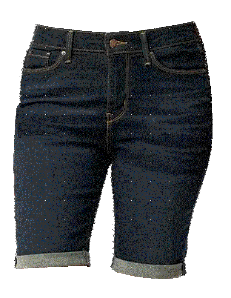 Signature levi strauss womens mid rise shorts Levis