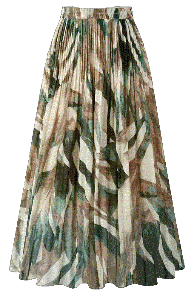 Kingfancy womens pleated chiffon elastic Kingfancy