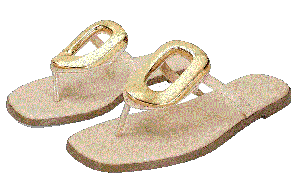 Wnshonzy flip flops sandals hardware decoration Wnshonzy