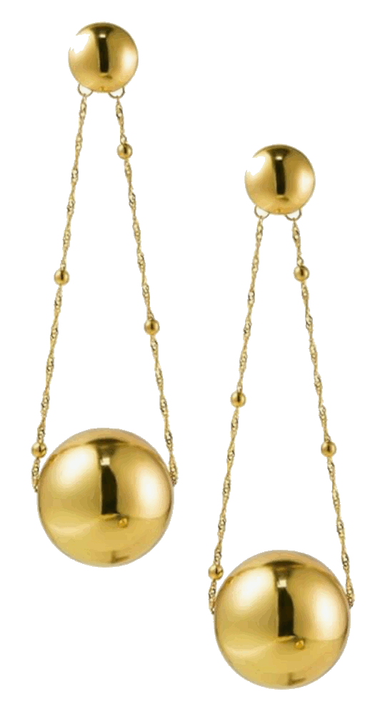 Earrings bohemia statement fashion women ball Cajyao