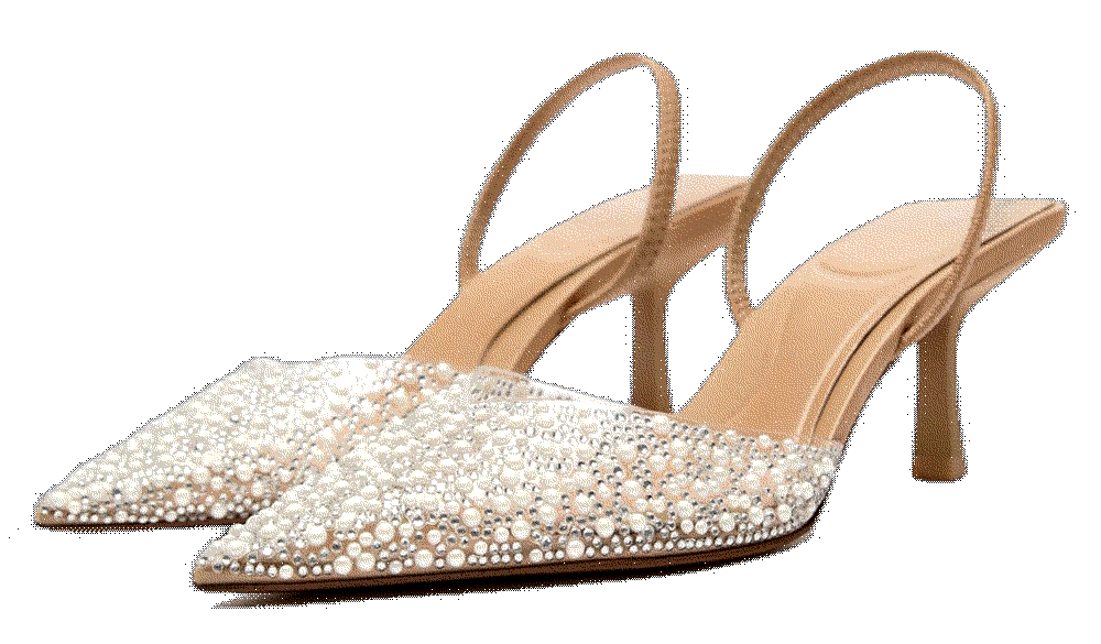 Atbell slingback pointed sparkly rhinestone Atbell