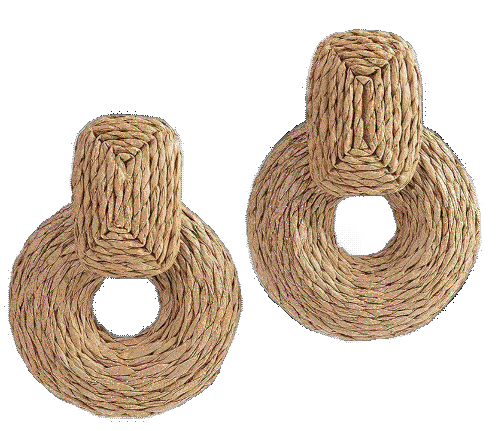 Atimigo dangling earrings geometric statement ATIMIGO