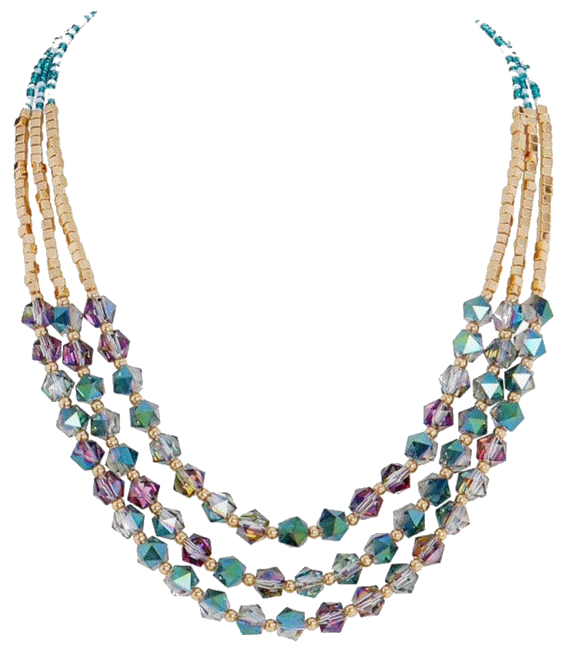 Bocar necklace crystal fashion nk 10697 gold Bocar