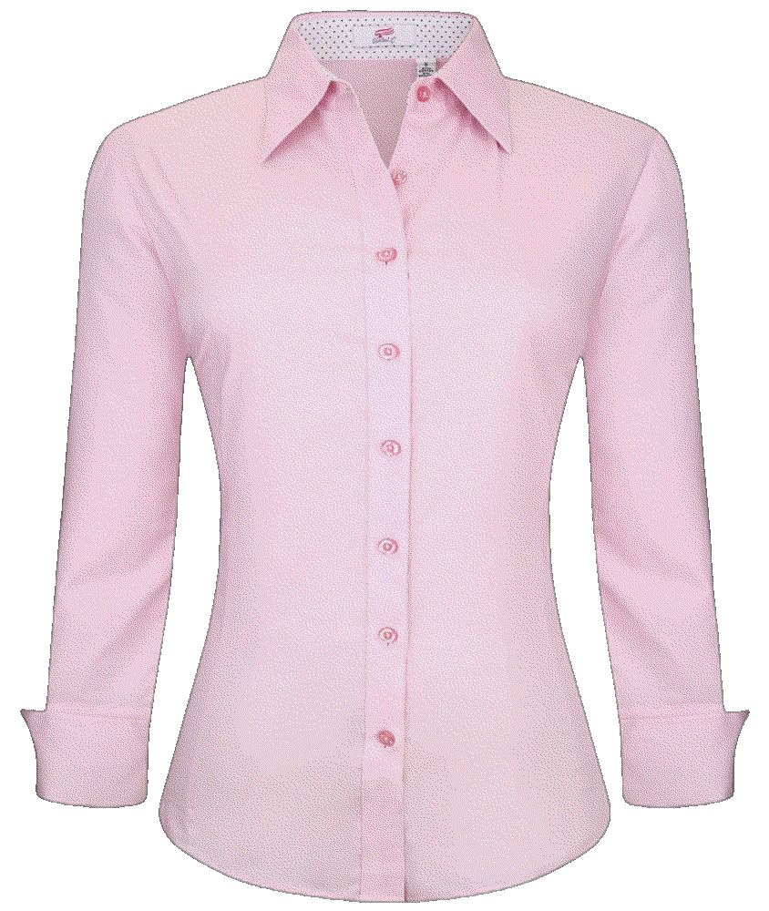 Button Down Shirts Long Sleeve Regular Fit Stretch Work Blouse Esabel.C