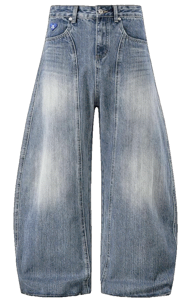 Baggy Barrel Jeans Wide Leg Denim  Aelfric Eden 