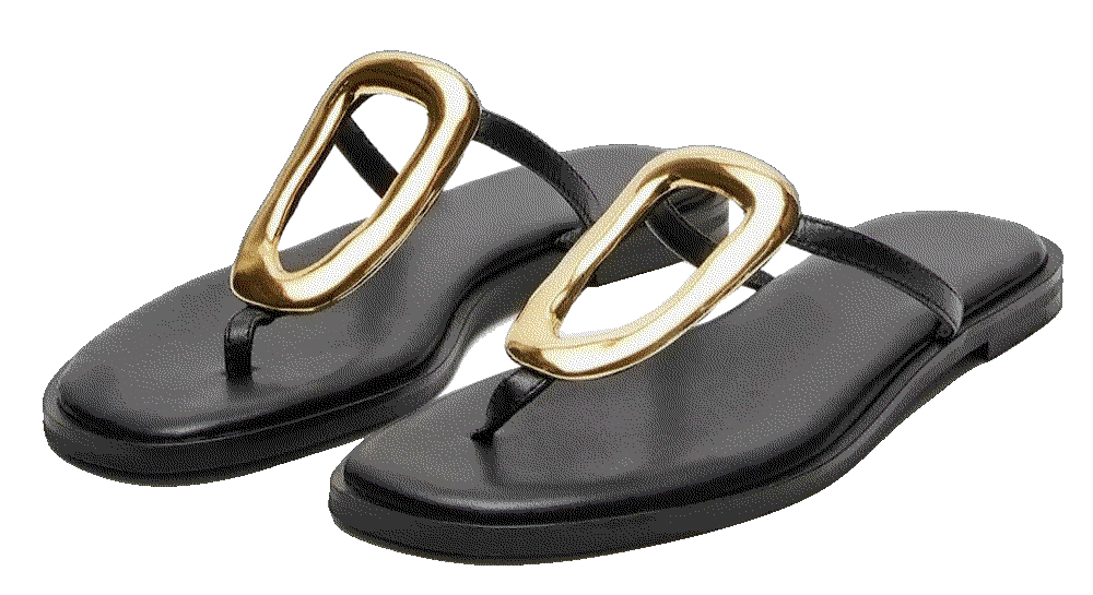 Wnshonzy flip flops sandals hardware decoration Wnshonzy