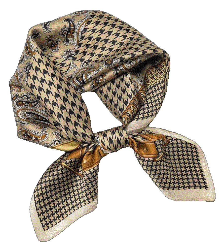 Shirouyu mulberry square headscarf packed Shirouyu