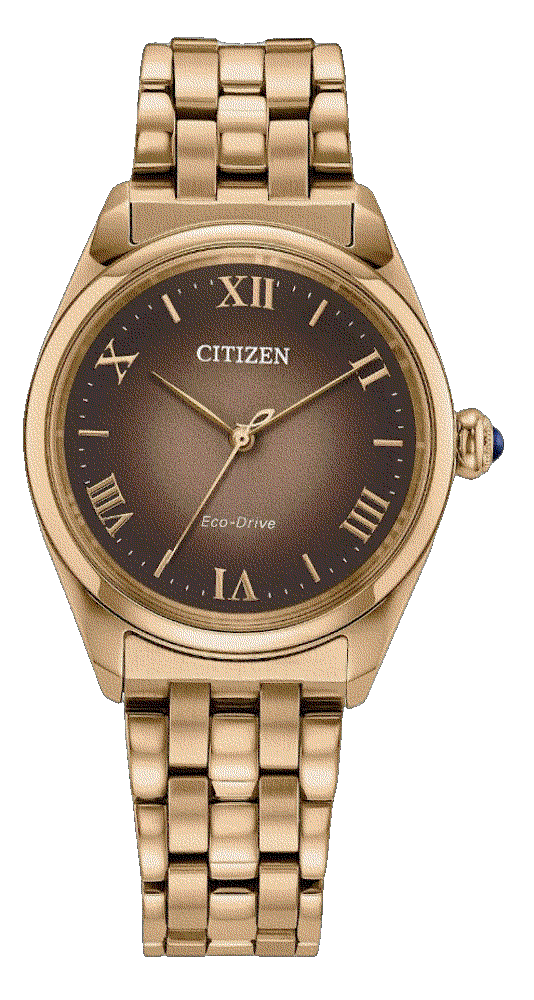 Citizen eco drive gold tone stainless watch Citizen