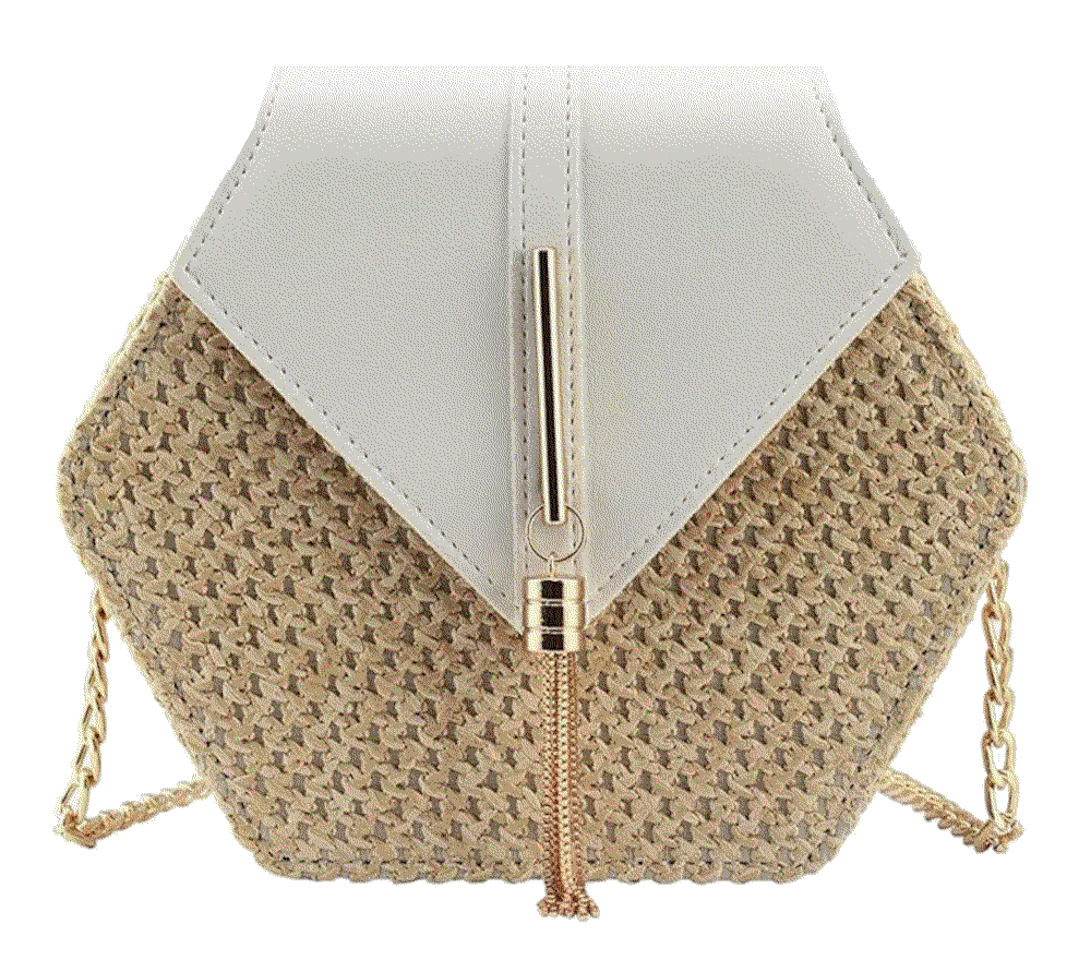 Bausweety straw crossbody fashion shoulder bag Bausweety