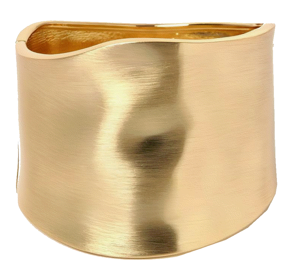 Wide Cuff Chunky Gold Bracelets  YBMYCM