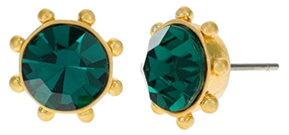  New York Flying Colors Bezel Studs Kate Spade