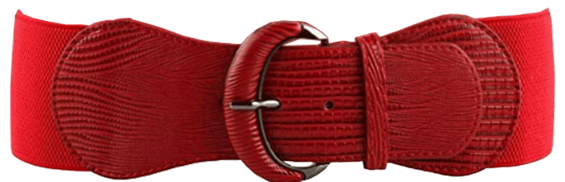 PU Leather Elastic Wide Belt Vochic