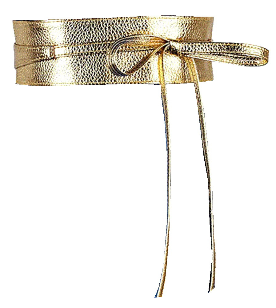 Soft Faux Leather Self Tie Wrap Waist Band Cinch Belt ICSTH
