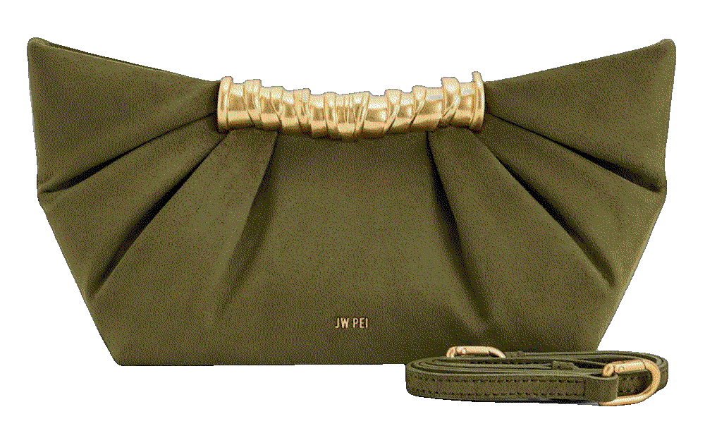 Jw pei womens pleated clutch Jw Pei