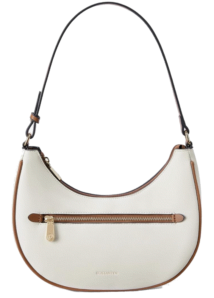 Bostanten crescent shoulder leather handbag BOSTANTEN