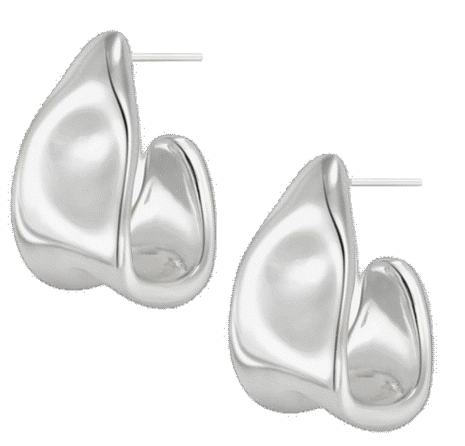 Kyerlyn geometric statement irregular hypoallergenic earrings Kyerlyn